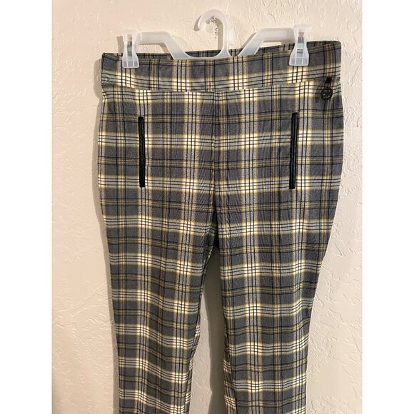 Calvin Klein Women’s Pull On Comfort Stretch Plaid Pants - Picture 5 of 11